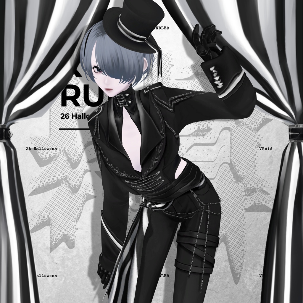 k26HW_Handler | #VRoid | #kowareul | #VRoidHalloween