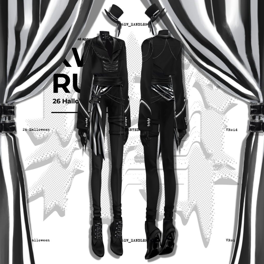 k26HW_Handler | #VRoid | #kowareul | #VRoidHalloween