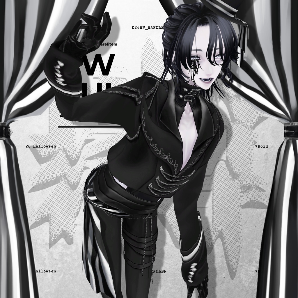 k26HW_Handler | #VRoid | #kowareul | #VRoidHalloween