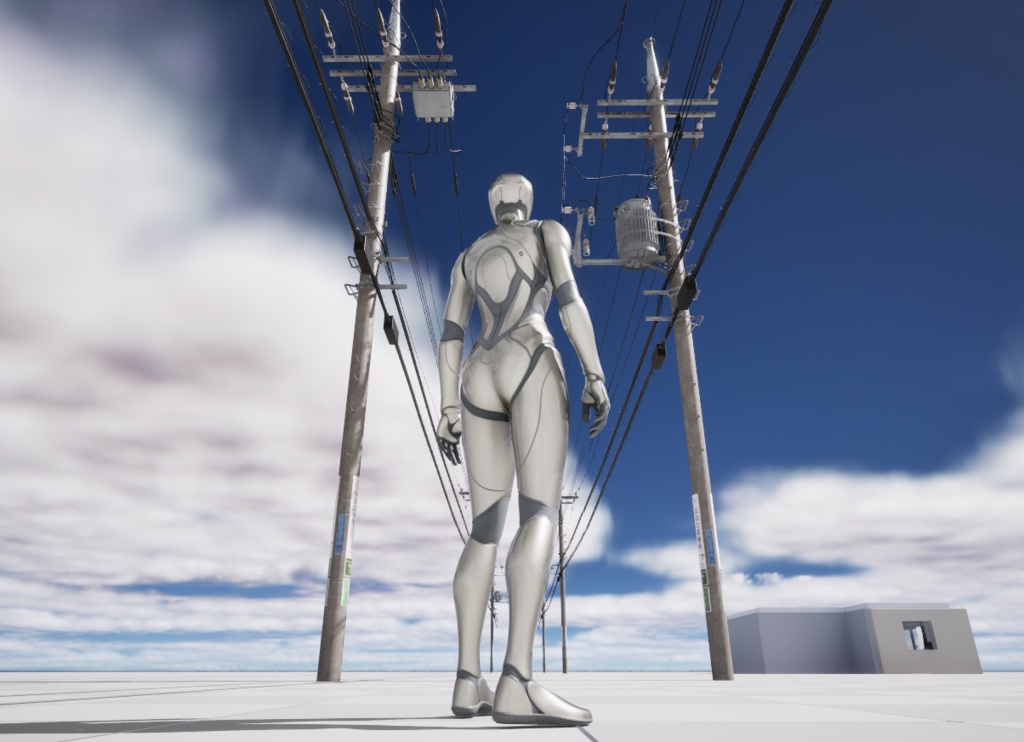 【更新ver2.0】電柱(東京電力管内)3Dモデル/Electric Pole (Tokyo) 3D Model ver.2.0