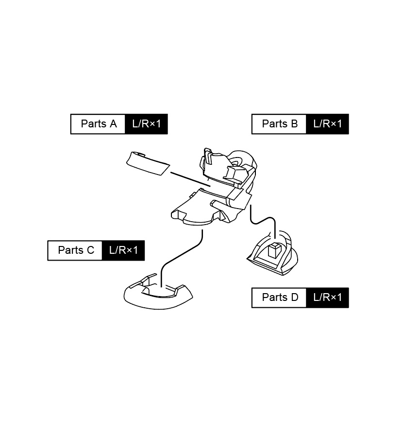 1/12スケール スニーカー『Transporters』BLACK