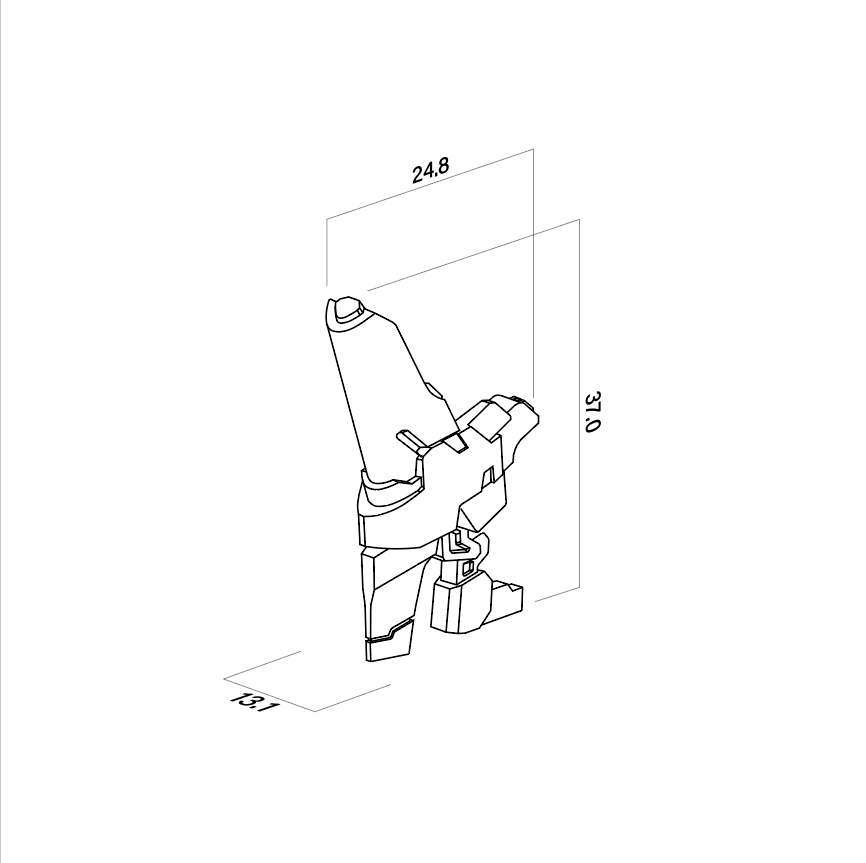 1/12スケール フットパーツ『Landing point』