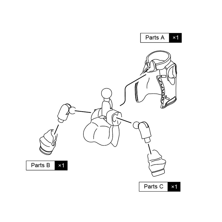 1/12スケール ジャケット『Body bag』