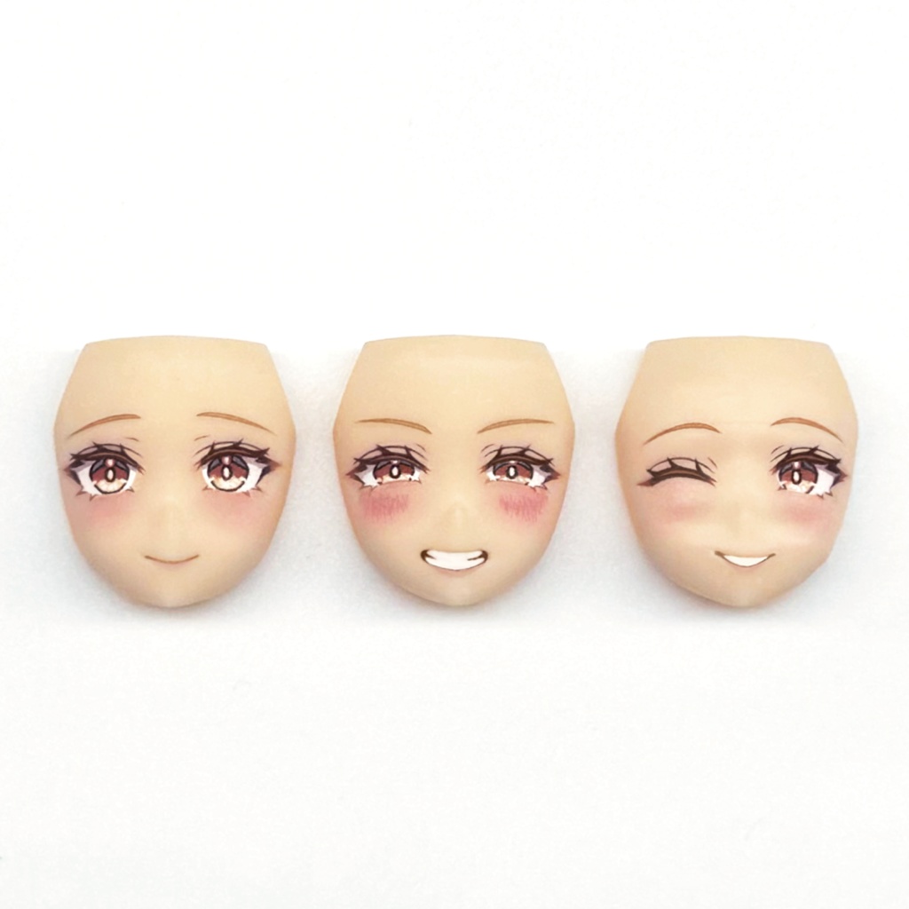 バスタードール用カスタムヘッドパーツセット・1 『橘アリサ』