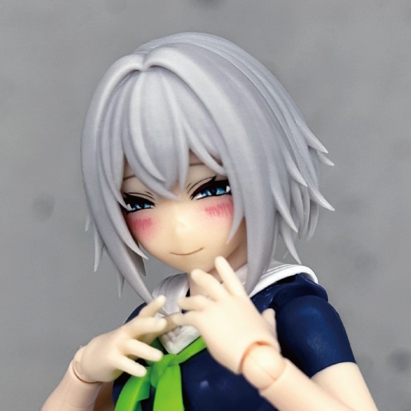 バスタードール用カスタムヘッドパーツセット・2 『榊るい』