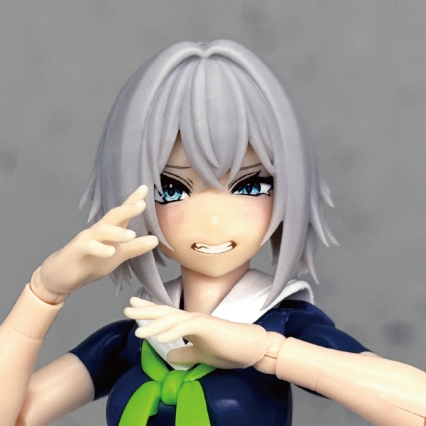 バスタードール用カスタムヘッドパーツセット・2 『榊るい』