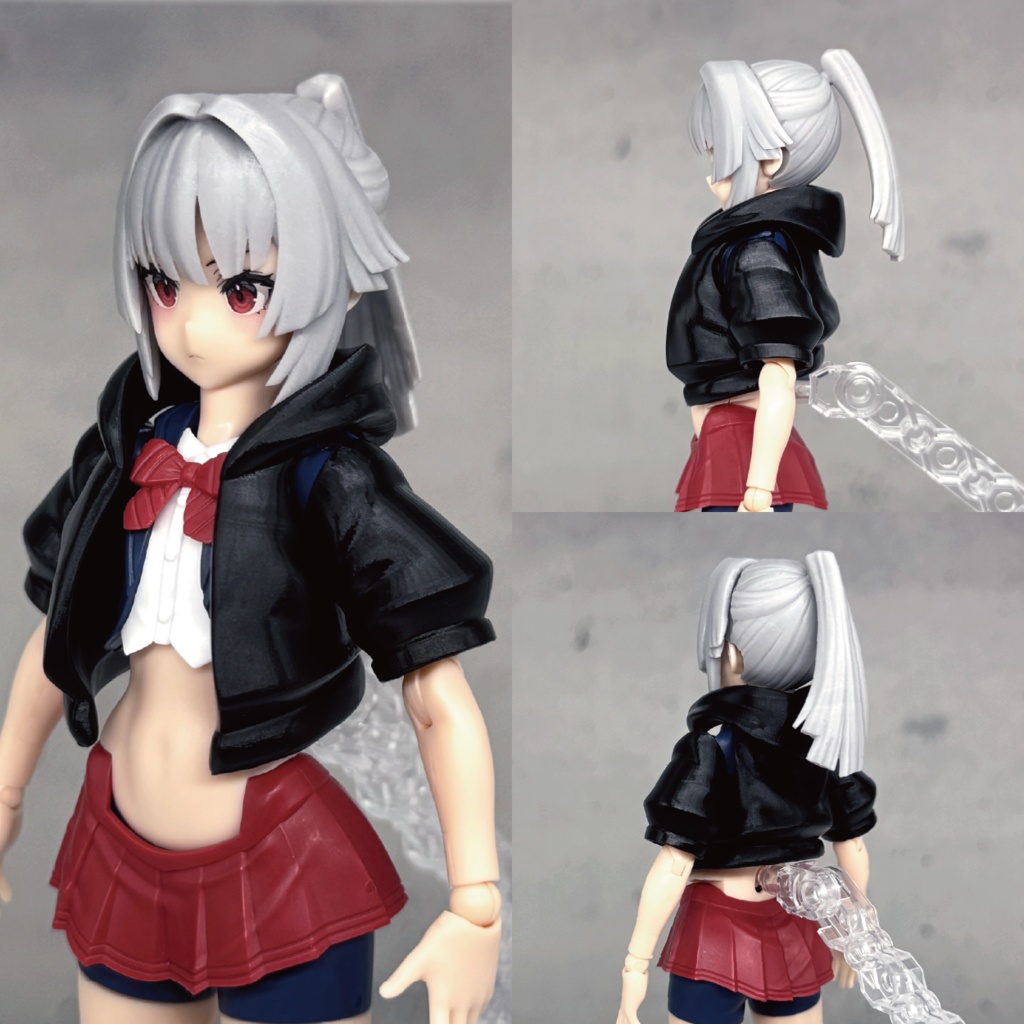 バスタードール、PUNI☆MOFU用パーカー『Hoodie』BLACK