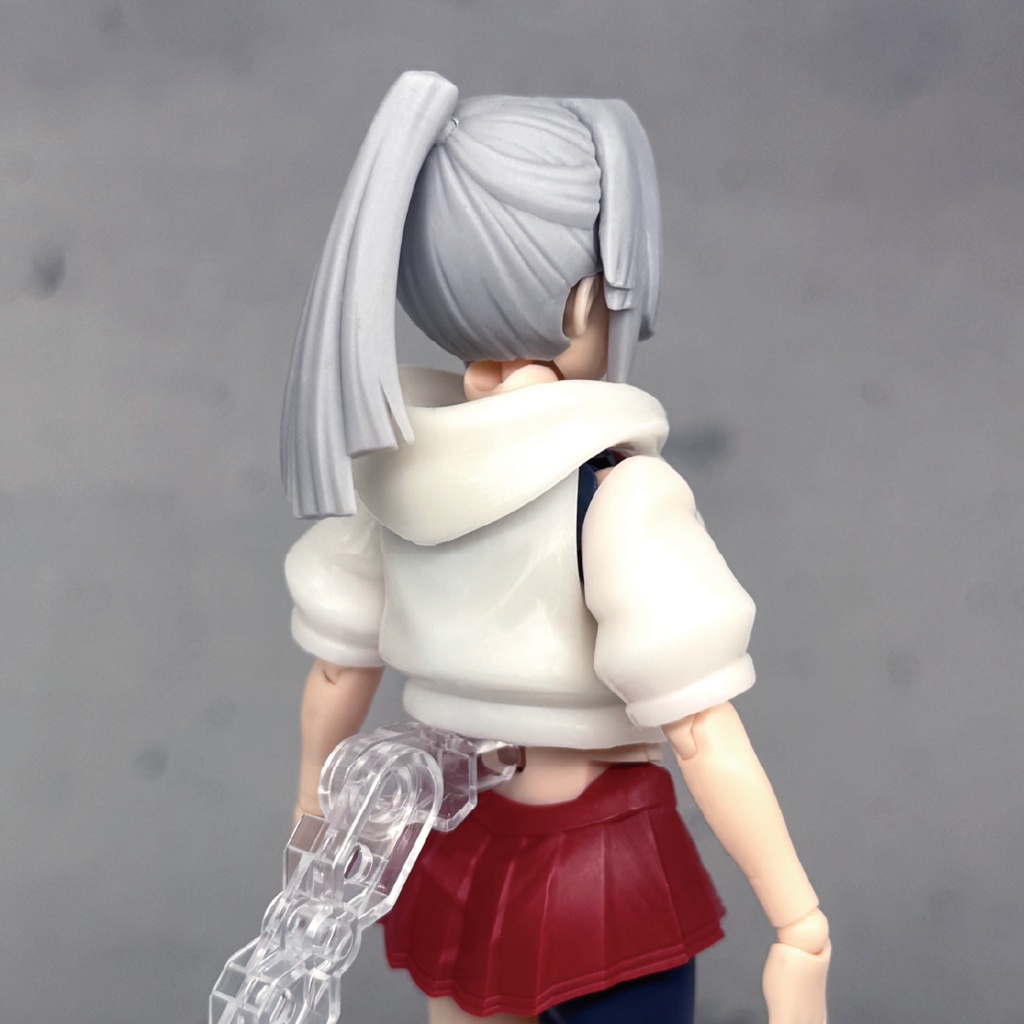 バスタードール、PUNI☆MOFU用パーカー『Hoodie』WHITE