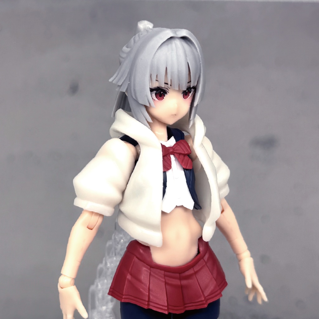 バスタードール、PUNI☆MOFU用パーカー『Hoodie』WHITE