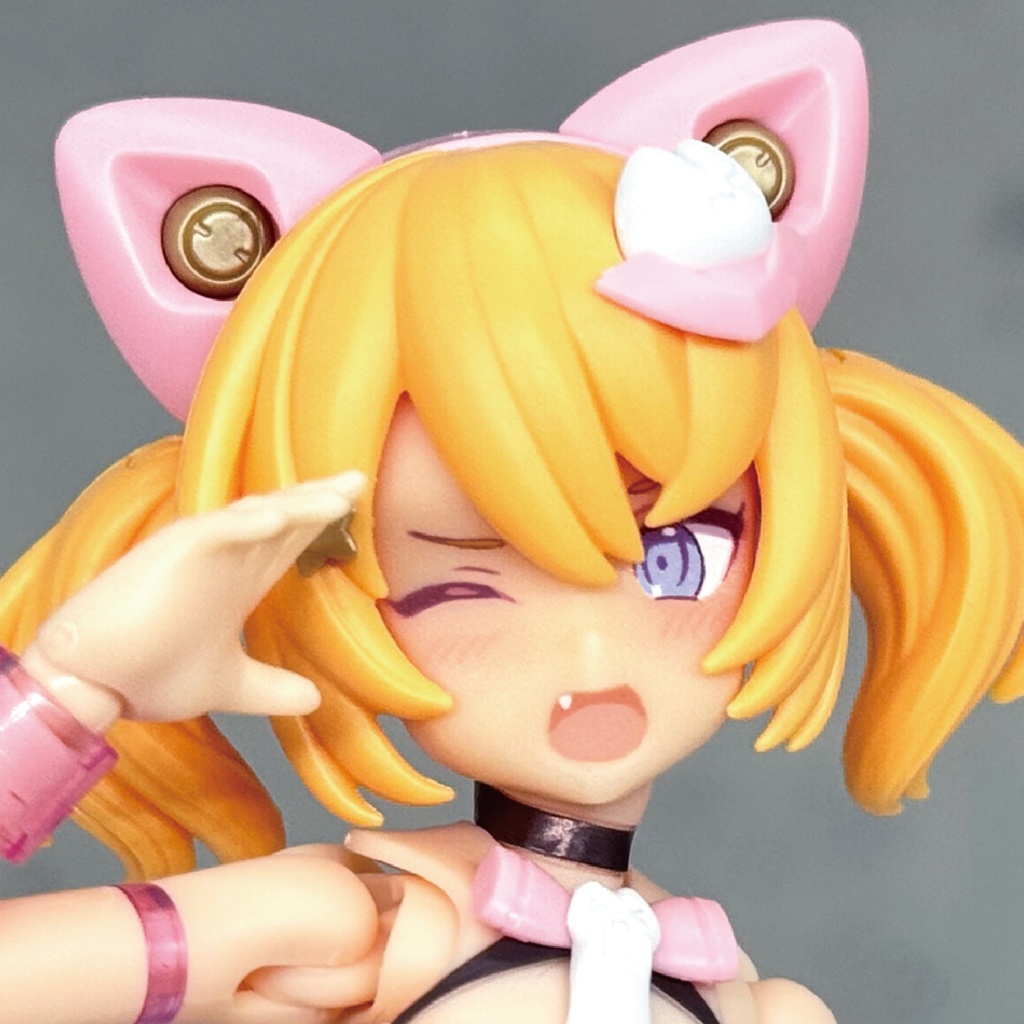 PUNI☆MOFU 黒マオ用カスタムフェイス・1