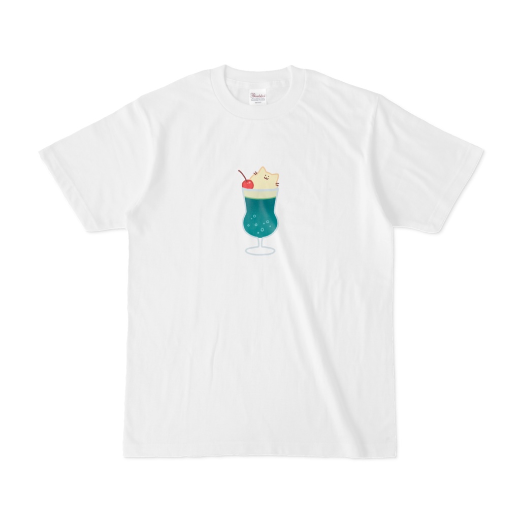 しろねこクリームソーダTシャツ
