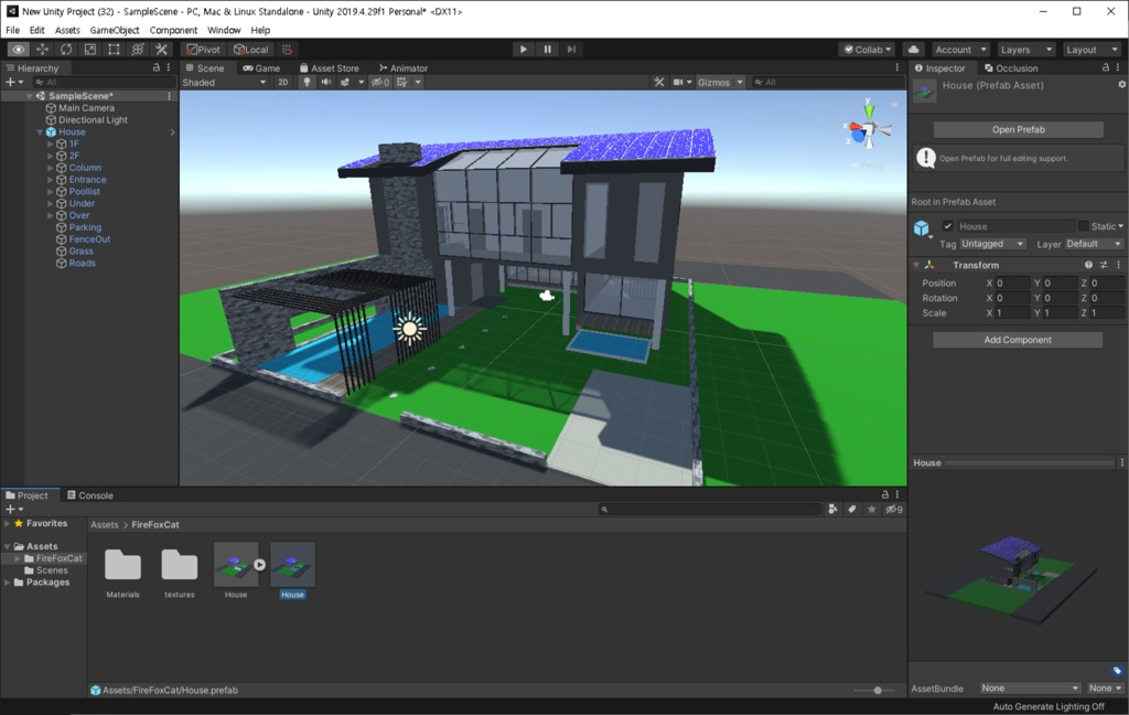 FireFoxCat House / Base Model