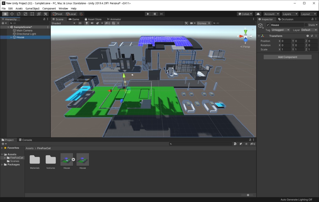 FireFoxCat House / Base Model