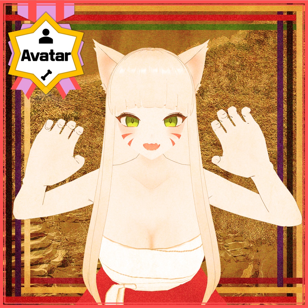 ひきつねこ [ Hikitsuneko ] [ 火狐猫 ] 3D model