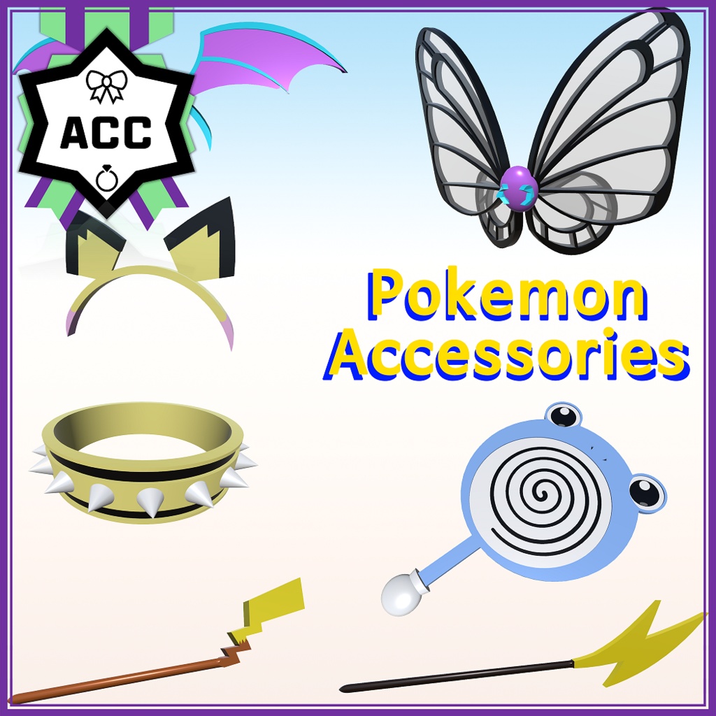 포켓몬악세사리 1탄 / ポケモン アクセサリー 1弾 / Pokemon Accessories Vol.1