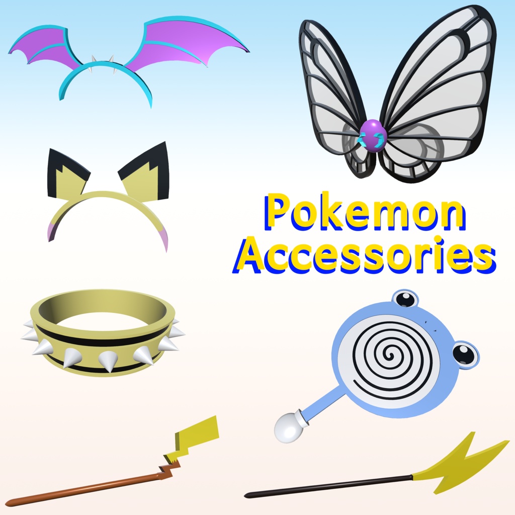 포켓몬악세사리 1탄 / ポケモン アクセサリー 1弾 / Pokemon Accessories Vol.1