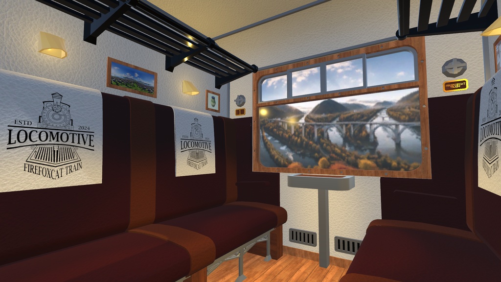 객실 / 列車の車両 / Train cabin Miniature