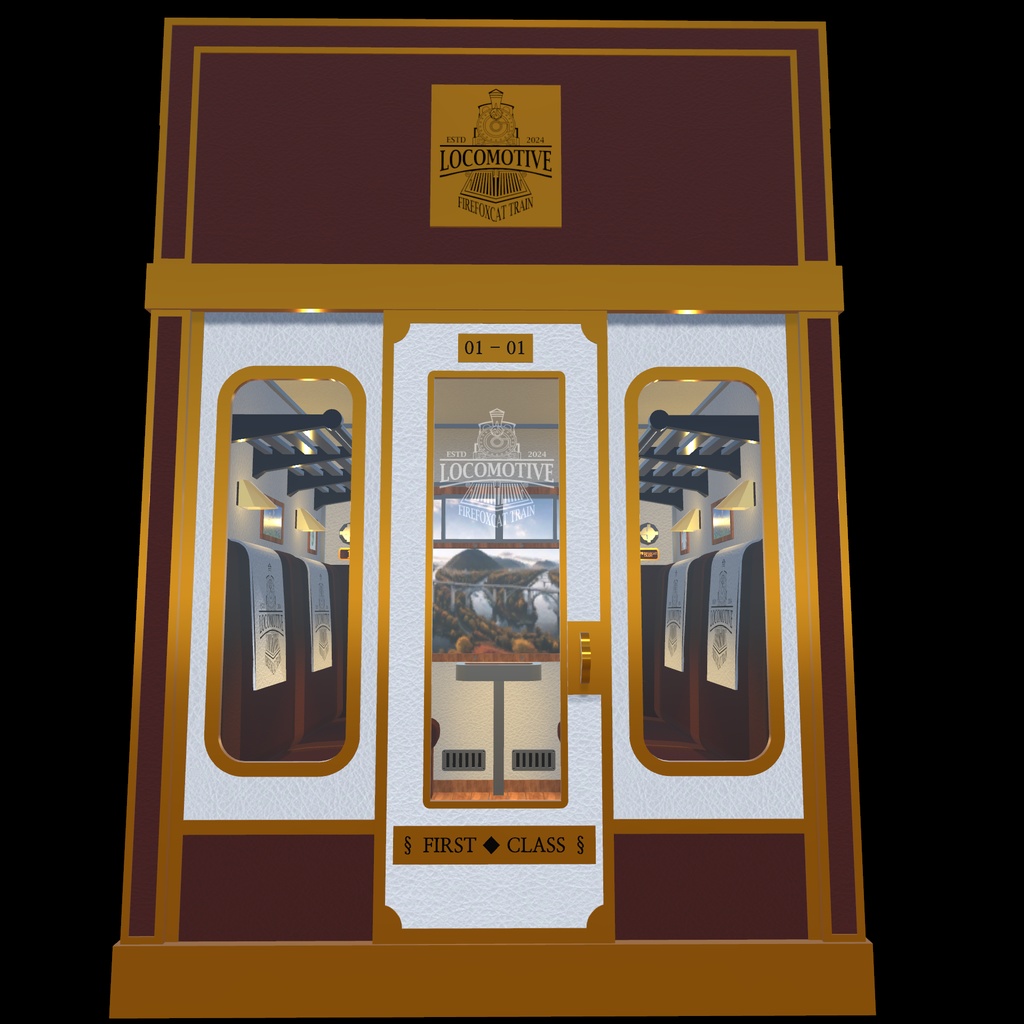 객실 / 列車の車両 / Train cabin Miniature