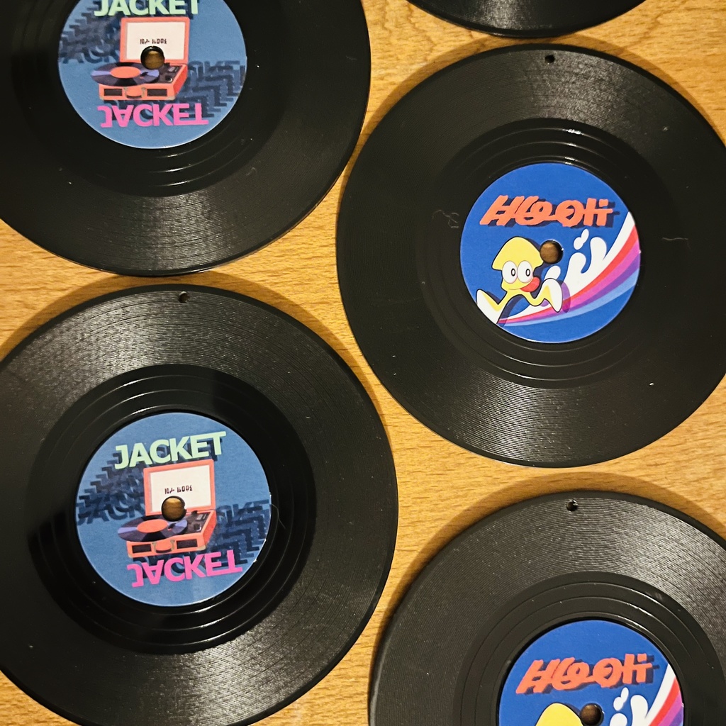 レコードコースター(キーホルダー)