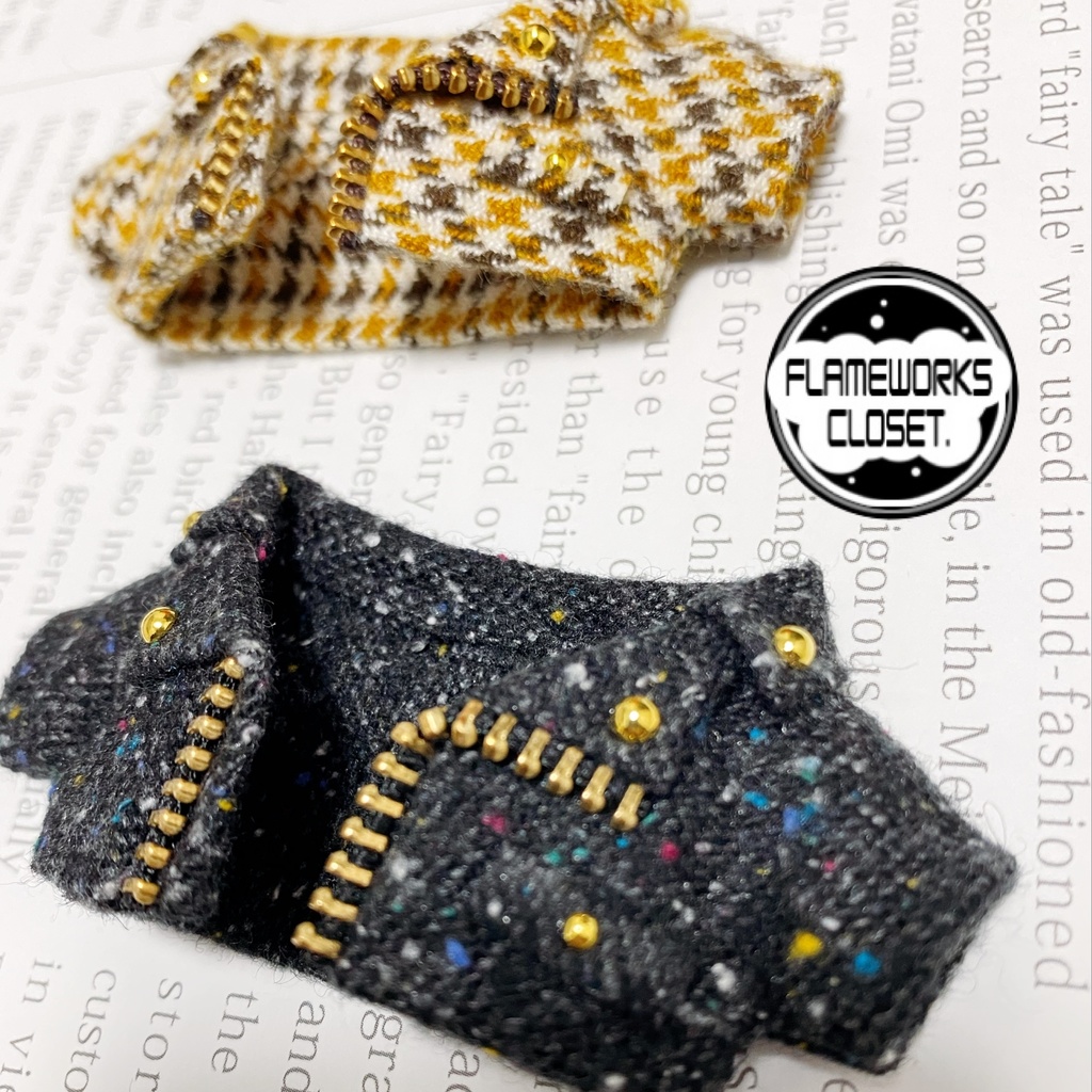 起毛ライダースジャケット2