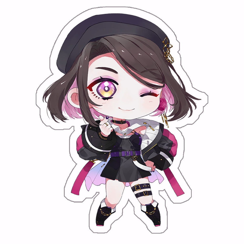 Daflow*《ジュエル型台座付》2wayアクリルキーホルダー - Photo Edition -