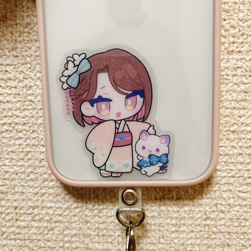 【複数絵柄あり】PVCスマホホルダー