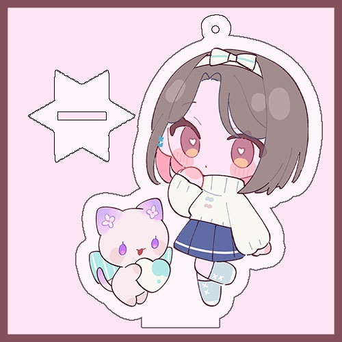 🍬ホワイトデーアクリルスタンド(おでかけ仕様)🍬🤍