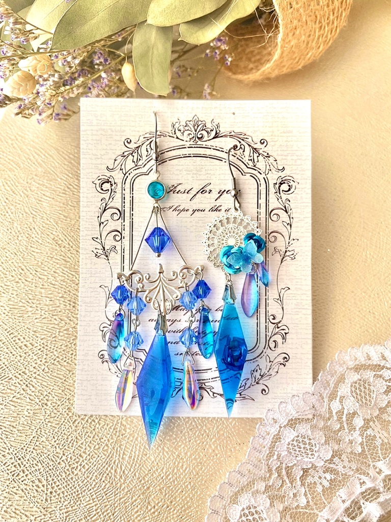 蒼海の魔女は星を占う ペンデュラムピアス