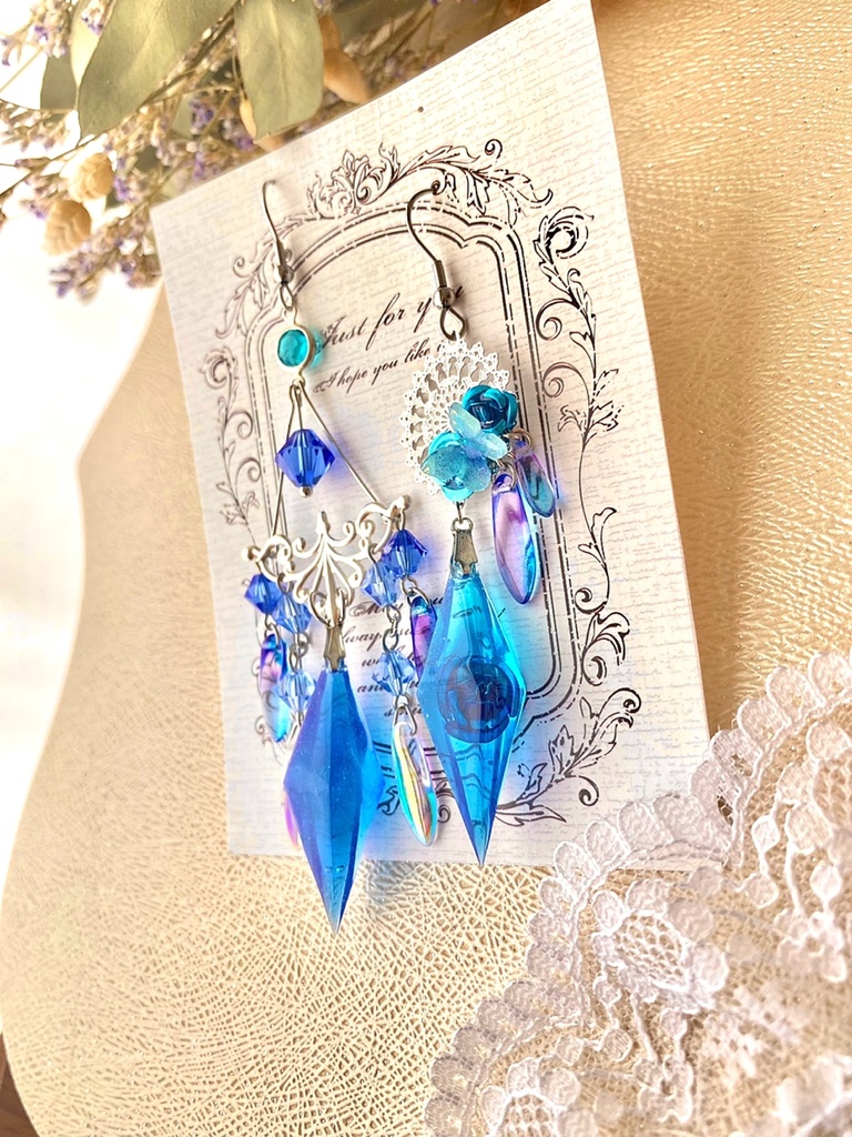 蒼海の魔女は星を占う ペンデュラムピアス