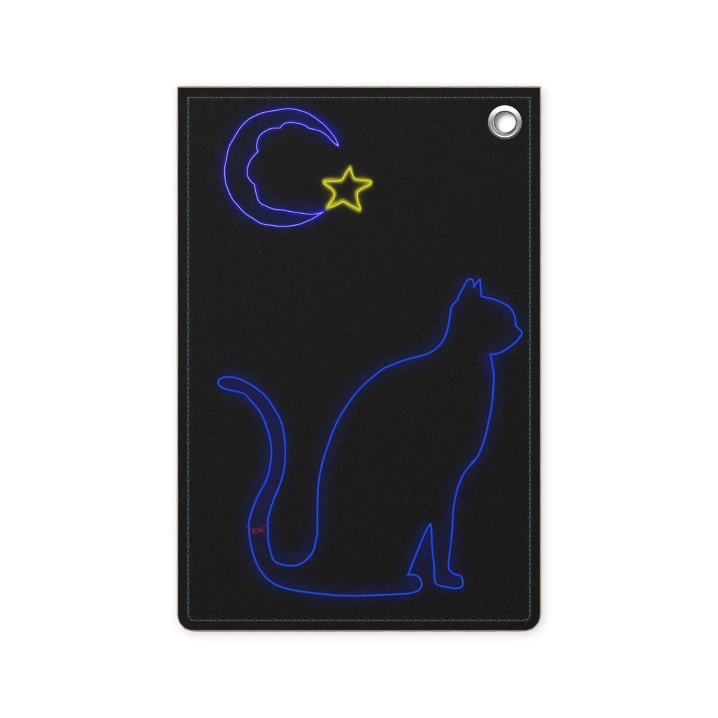 ネオン猫（座り）