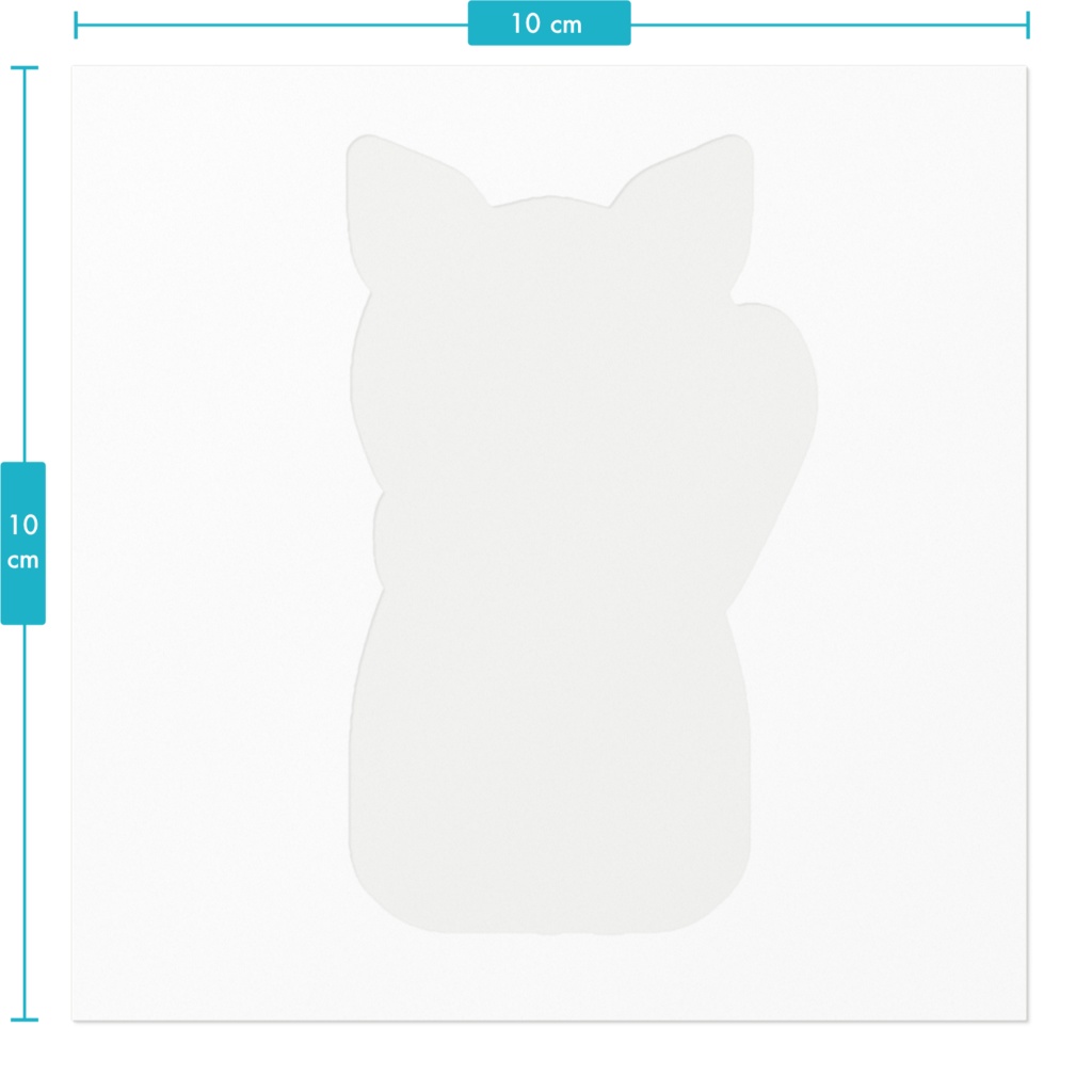 招き猫なシール