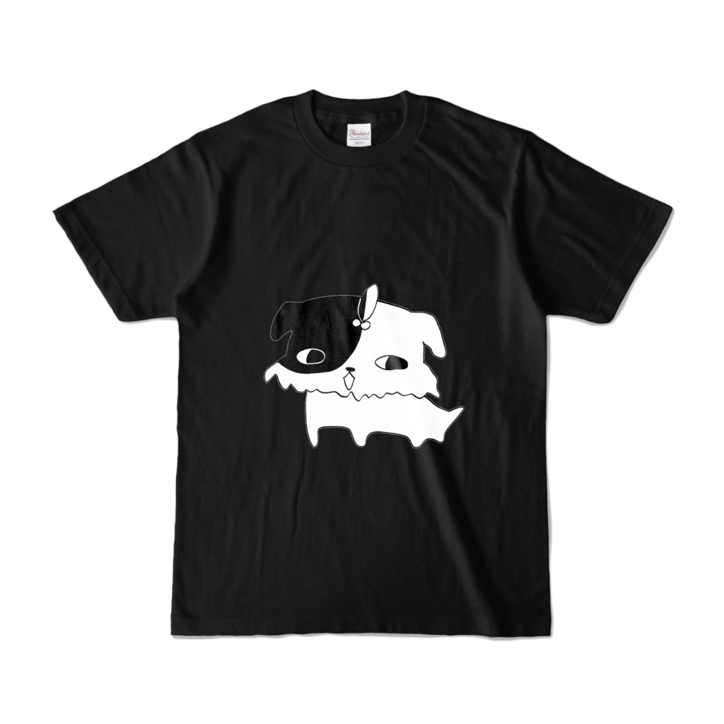 シーリハムテリアでかゆるTシャツ黒