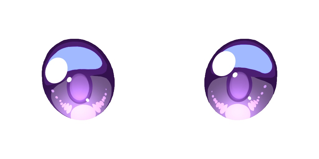 shiny eyes