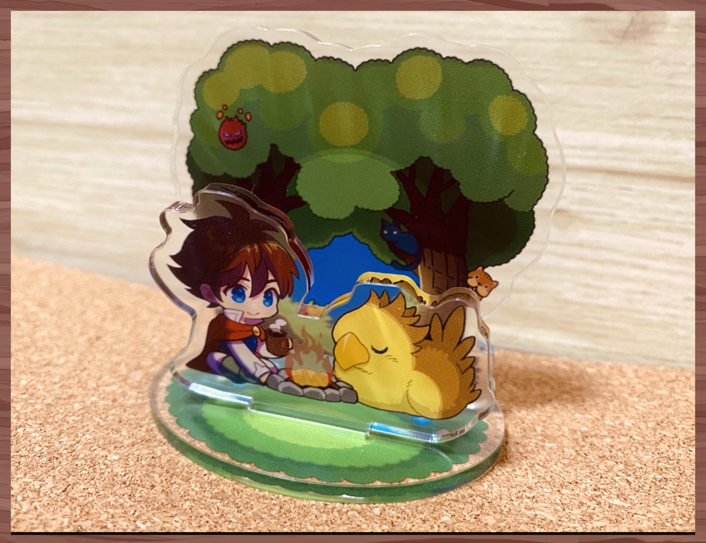 FF5バッツ+ボコ ジオラマアクスタ