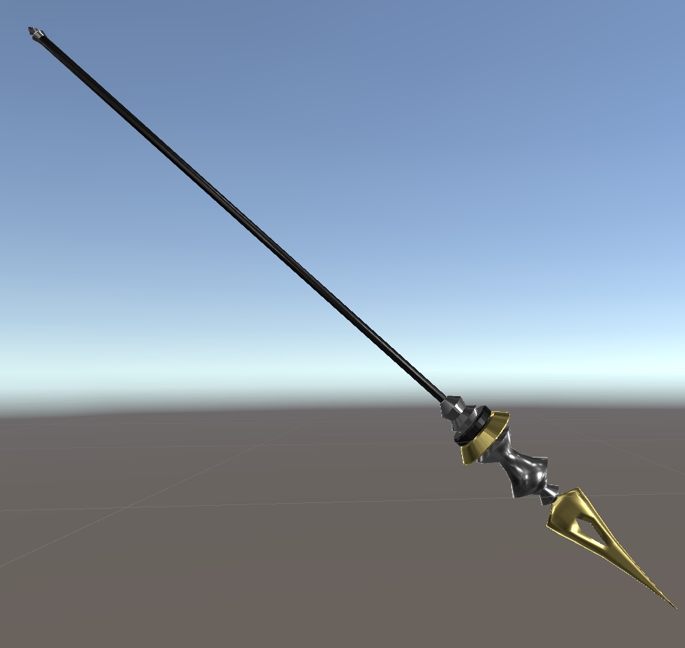 【無料3D武器モデル】メビウス=ランス