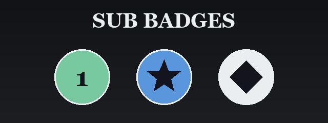 Dark Minimal Twitch Overlay Kit / ダークミニマル