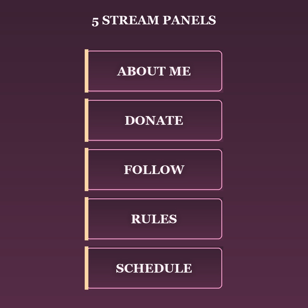 Pink Kawaii Twitch Overlay Kit / ピンクかわいい