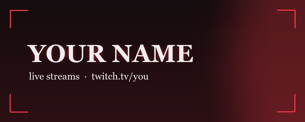 Red Esports Twitch Overlay Kit / レッドeスポーツ