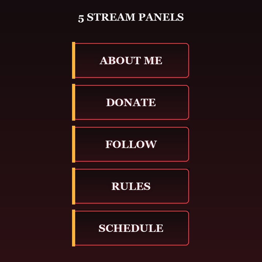 Red Esports Twitch Overlay Kit / レッドeスポーツ