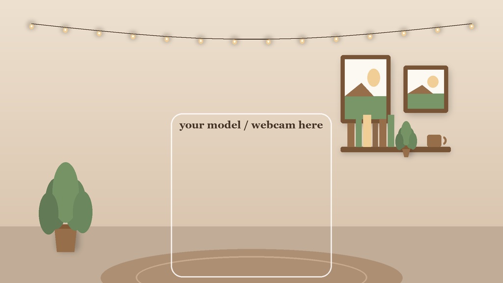 Cozy Coffee Shop VTuber Stream Background Pack / コーヒーショップ