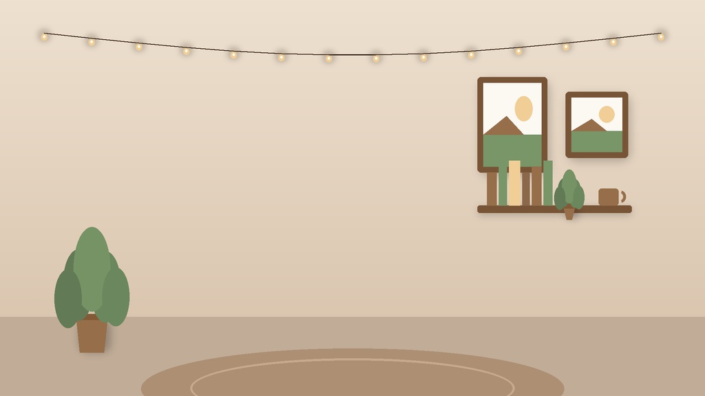 Cozy Coffee Shop VTuber Stream Background Pack / コーヒーショップ