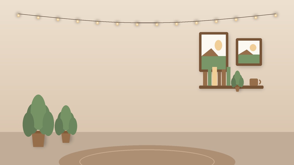 Cozy Coffee Shop VTuber Stream Background Pack / コーヒーショップ