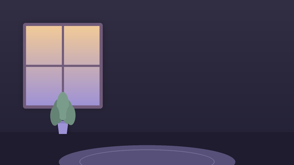 Lofi Night VTuber Stream Background Pack / ローファイナイト