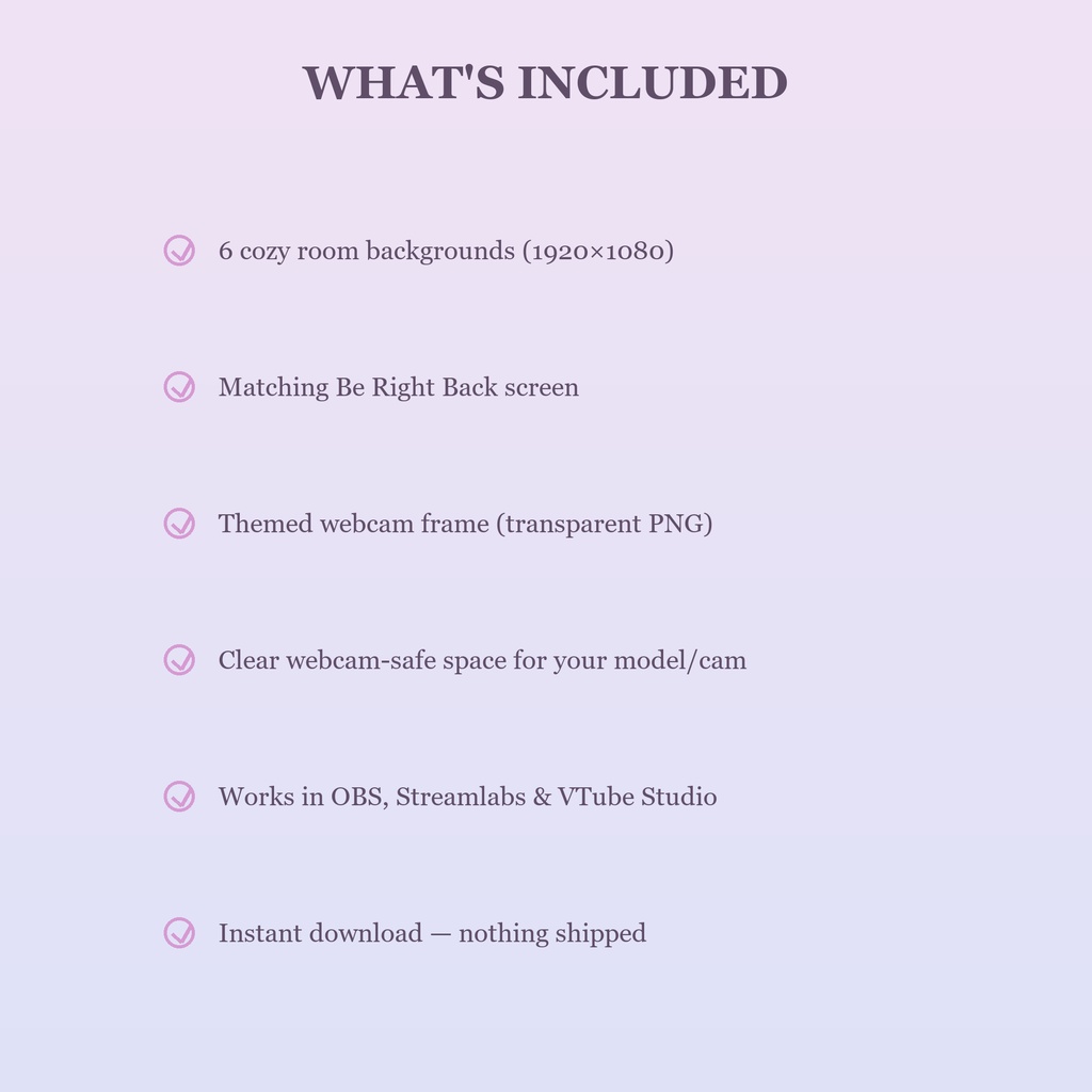 Pastel Dream VTuber Stream Background Pack / パステルドリーム