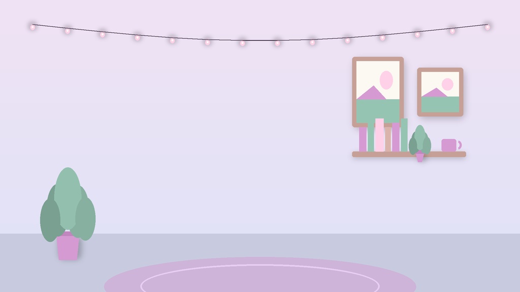 Pastel Dream VTuber Stream Background Pack / パステルドリーム