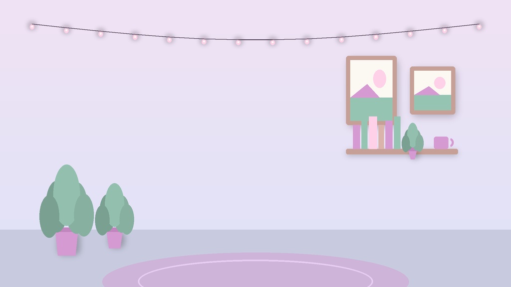 Pastel Dream VTuber Stream Background Pack / パステルドリーム