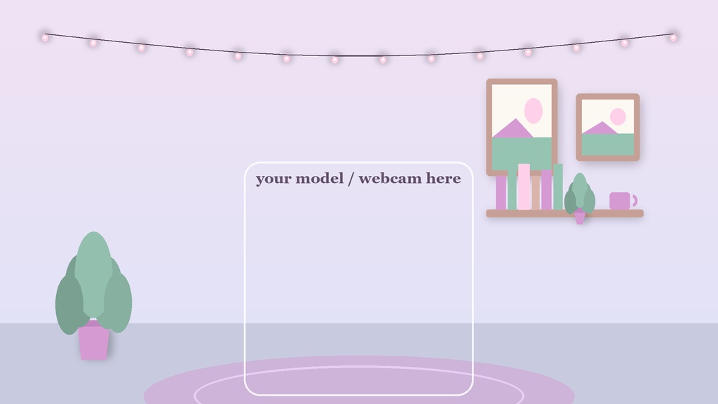 Pastel Dream VTuber Stream Background Pack / パステルドリーム