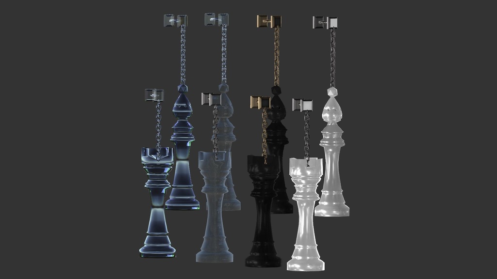 【PB対応】チェスピアス 2種類 Bishop&Rook【VRC向け】