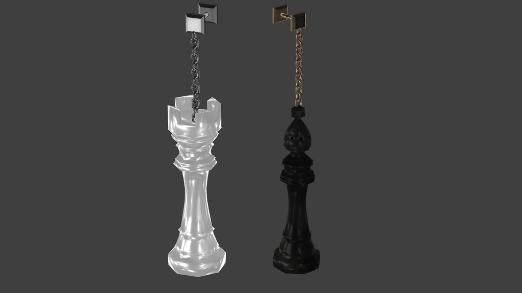 【PB対応】チェスピアス 2種類 Bishop&Rook【VRC向け】