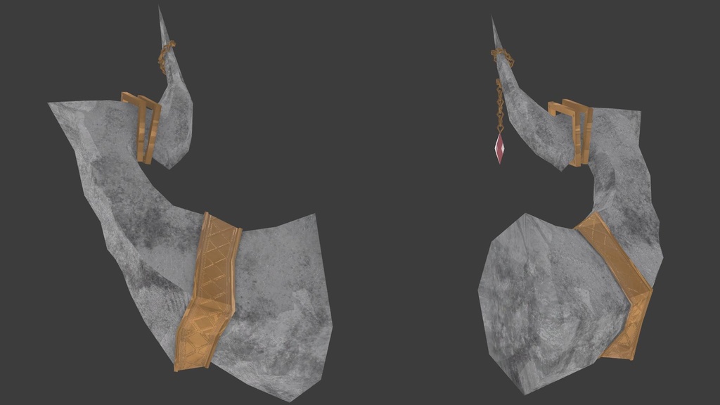 【PB対応】DragonHorn 5色入り【VRC向け】